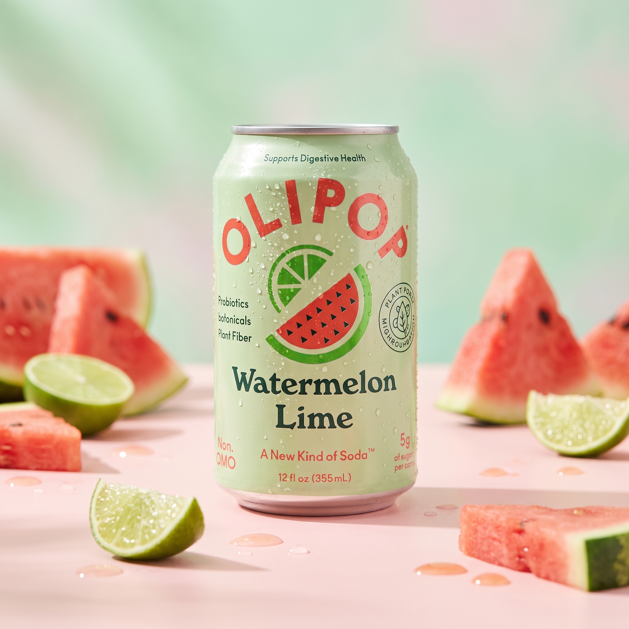 Packshot Olipop créé avec Packshot IA